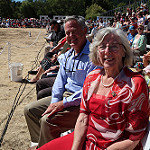 Leiutenant Governor Judith Guichon at the Musical Ride